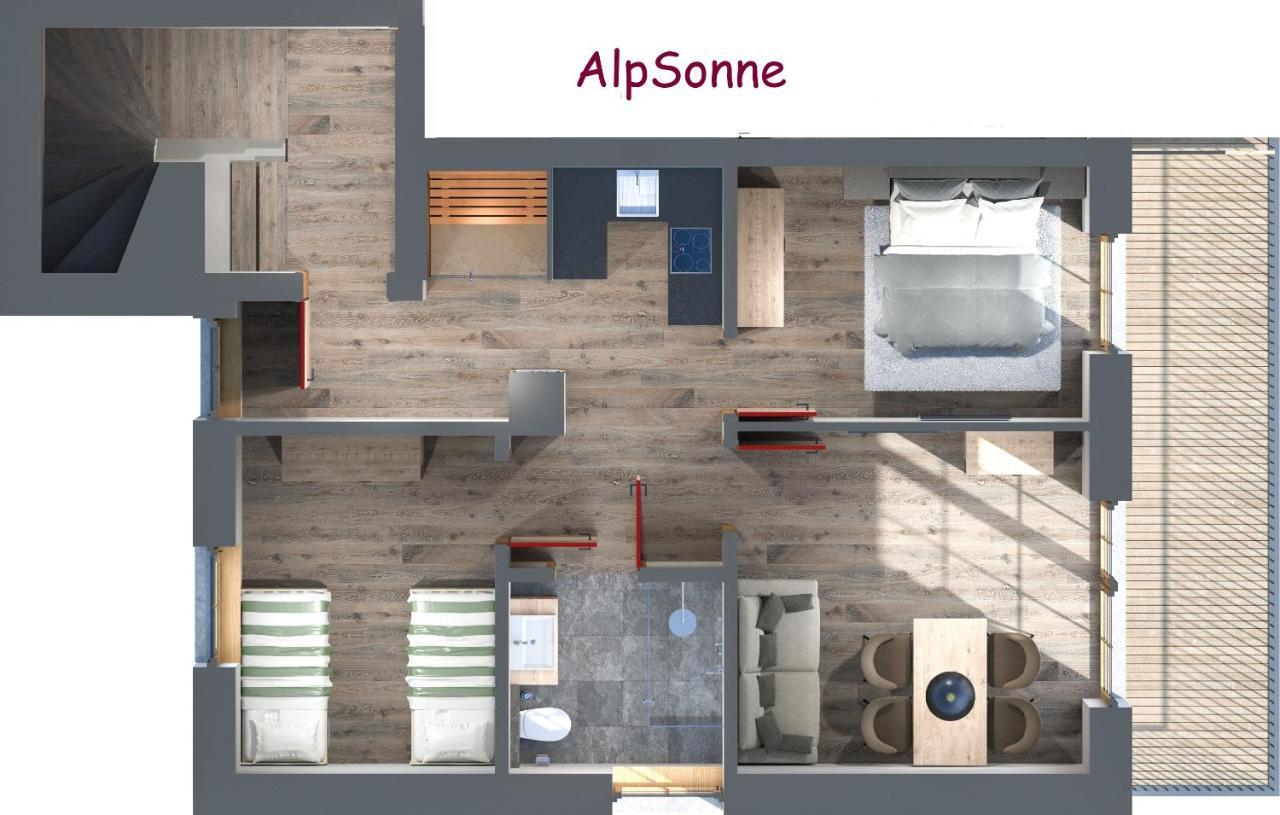 Alpfee Lechtal Apartment Bach  Ngoại thất bức ảnh